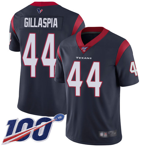 Houston Texans Limited Navy Blue Men Cullen Gillaspia Home Jersey NFL Football #44 100th Season Vapor Untouchable->houston texans->NFL Jersey